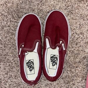 Burgundy/Maroon vans